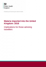Malaria imported into the UK: 2018 Implications for those advising travellers